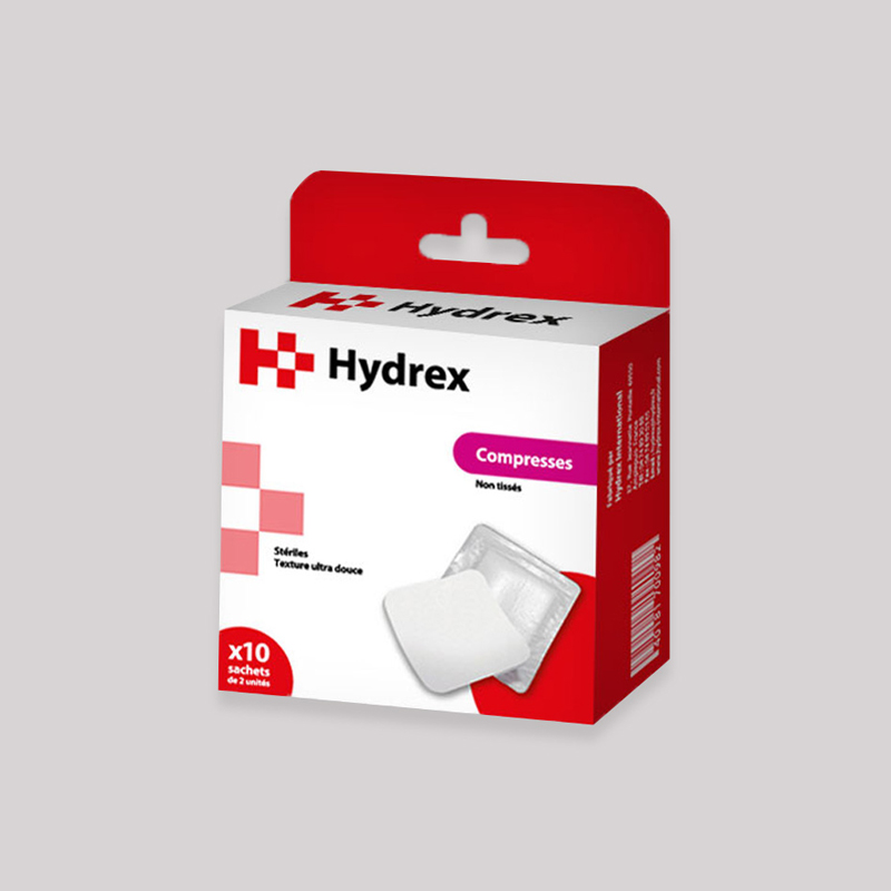 conception-packaging-hydrex-compresses-non-tisseés-Hydrex-MB-design